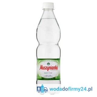1 PALETA (1080 szt.) WODA Muszynianka 0,6L niegazowana 1,45/szt. netto paleta wody