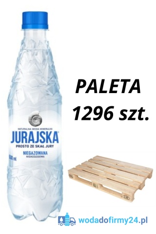 1 PALETA (1296szt.) Woda JURAJSKA 0,5L niegazowana paleta wody