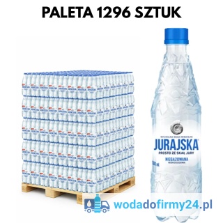 1 PALETA (1296szt.) Woda JURAJSKA 0,5L niegazowana paleta wody