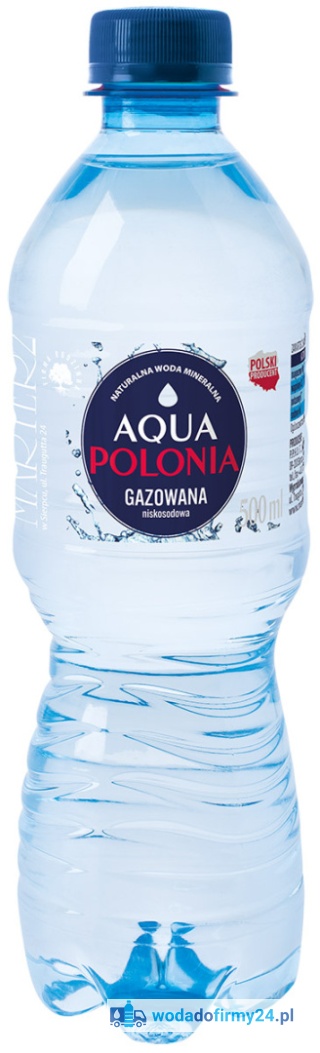 1 PALETA (1368 szt.) Woda Aqua Polonia 0,5L gazowana 0,79/szt netto paleta wody