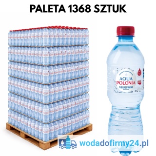 1 PALETA (1368 szt.) Woda Aqua Polonia 0,5L niegazowana paleta wody