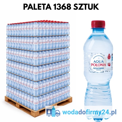 1 PALETA (1368 szt.) Woda Aqua Polonia 0,5L niegazowana paleta wody