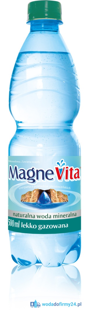 1 PALETA (1368 szt.) Woda MagneVita 0,5L lekko gazowana 0,79/szt. netto