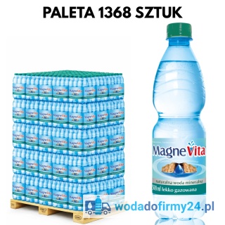 1 PALETA (1368 szt.) Woda MagneVita 0,5L lekko gazowana