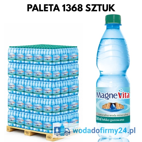 1 PALETA (1368 szt.) Woda MagneVita 0,5L lekko gazowana