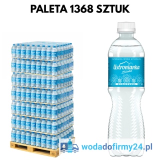 1 PALETA (1368 szt.) Woda Ustronianka 0,5L niegazowana paleta wody