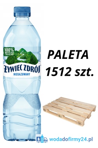 1 PALETA (1512 szt.) WODA Żywiec Zdrój 0,5L niegazowany 1,39/szt. netto paleta wody