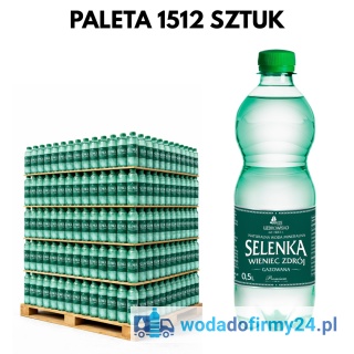 1 PALETA (1512 szt.) Woda Selenka 0,5L gazowana