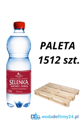 1 PALETA (1512 szt.) Woda Selenka 0,5L mocno gazowana 0,79/szt. netto