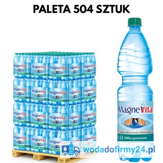 1 PALETA (504 szt.) MagneVita 1,5L lekko gazowana