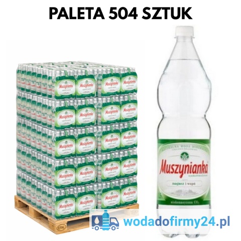 Woda Niegazowana Muszynianka 1,5L – 504 szt. Paleta | Sprzedaż Hurtowa
