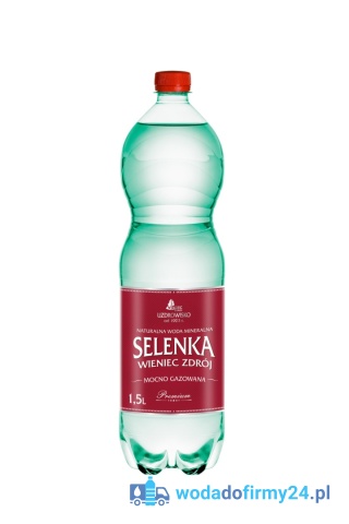 1 PALETA (504 szt.) Selenka 1,5L mocno gazowana 1,19/szt. netto!
