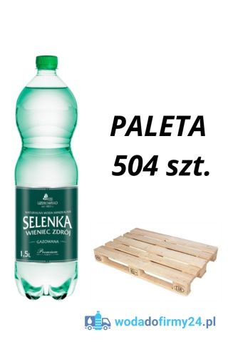 1 PALETA (504 szt.) Selenka 1,5L gazowana 1,19/szt. netto!