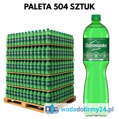 Woda Lekko Gazowana Ustronianka 1,5L – 504 szt. Paleta | Sprzedaż Hurtowa