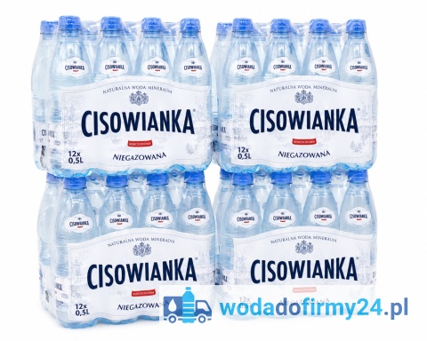 Cisowianka 0,5L Niegazowana 48 Butelek Woda Mineralna PET