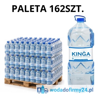 Kinga Pienińska Woda Mineralna Niegazowana 5L – Paleta 162 szt. Bez Kaucji