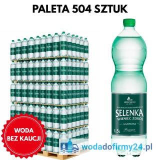 Woda Gazowana Selenka 1,5L – Paleta 504 szt. | Cena Hurtowa 1,35 netto