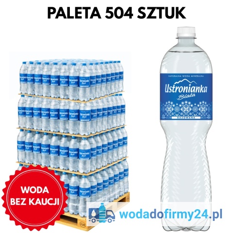 Woda Gazowana Ustronianka 1,5L – 504 szt. Paleta | Sprzedaż Hurtowa
