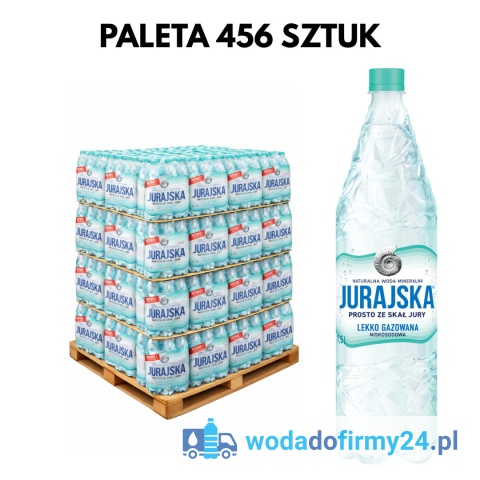 Woda Jurajska 1,5L Lekko Gazowana – Paleta wody 456 Butelek