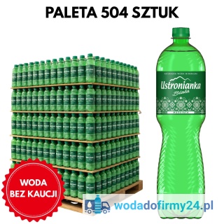 Woda Lekko Gazowana Ustronianka 1,5L – 504 szt. Paleta | Sprzedaż Hurtowa