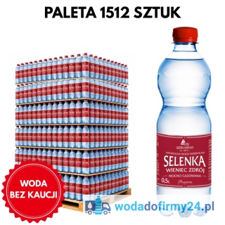 Woda Mocno Gazowana Selenka 0,5L – 1512 szt. Paleta | Sprzedaż Hurtowa