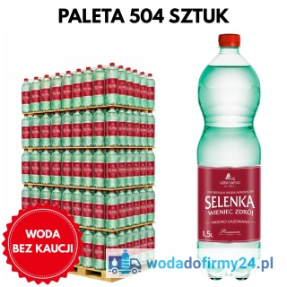 Woda Mocno Gazowana Selenka 1,5L – 504 szt. Paleta | Cena Hurtowa 1,35 netto