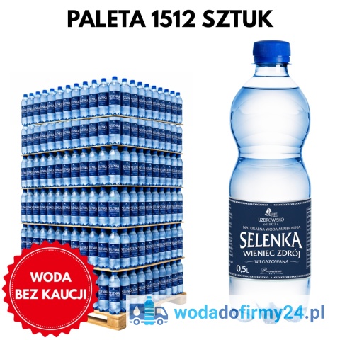 Woda Niegazowana Selenka 0,5L – 1512 szt. Paleta | Sprzedaż Hurtowa