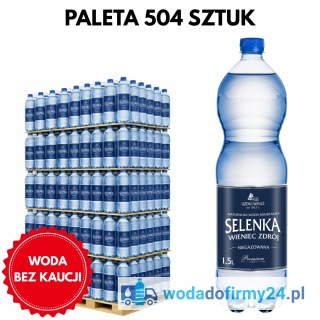 Woda Niegazowana Selenka 1,5L – 504 szt. Paleta | Cena Hurtowa 1,35 netto