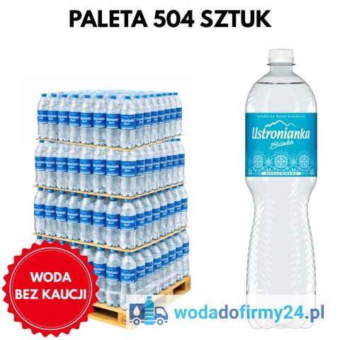 Woda Niegazowana Ustronianka 1,5L – 504 szt. Paleta | Sprzedaż Hurtowa